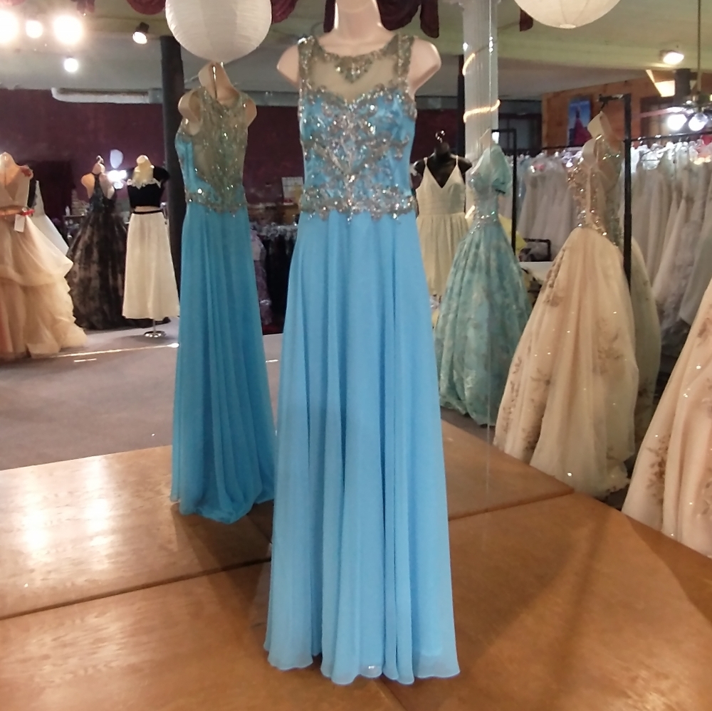 Envious Rhinestone with Mesh Overlay Dress